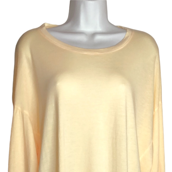 Sundry Women's Sweatshirt Crewneck Pullover Long Sleeves Pop Orange Size 3 LG - Picture 2 of 7